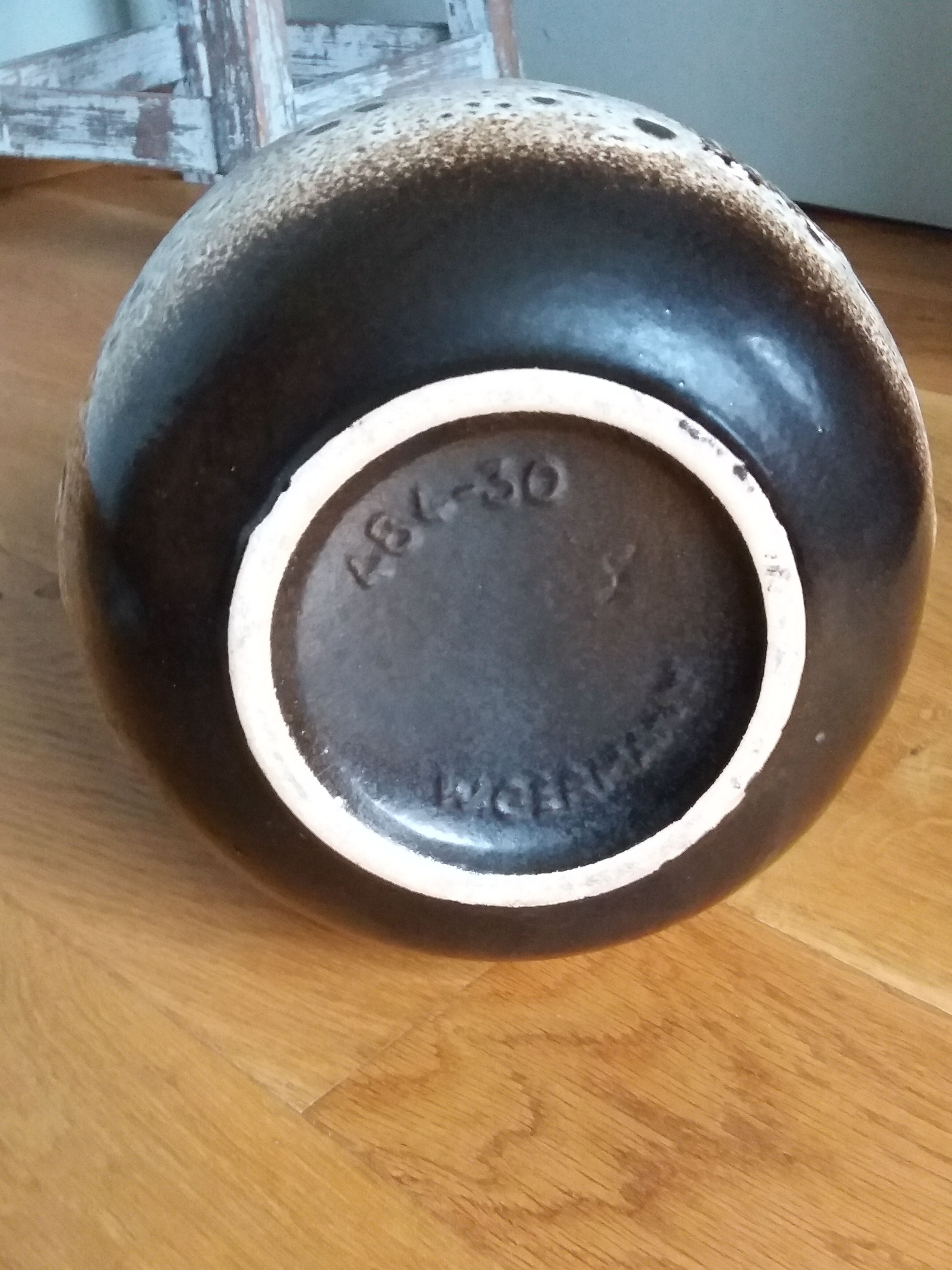 Vase West Germany fat lava Scheurich