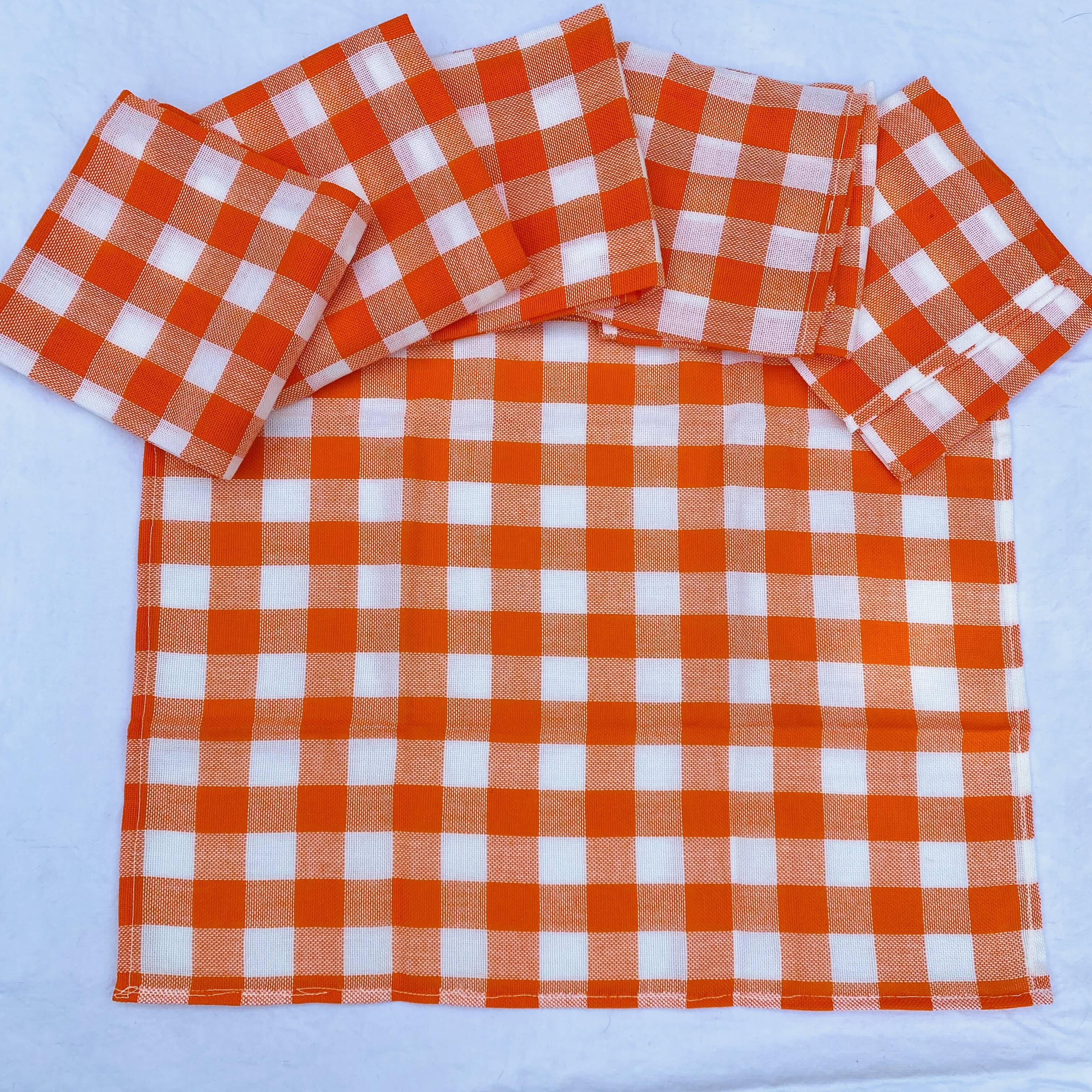 Checkered napkins, 60s-70s