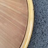 Vintage rattan roundtable