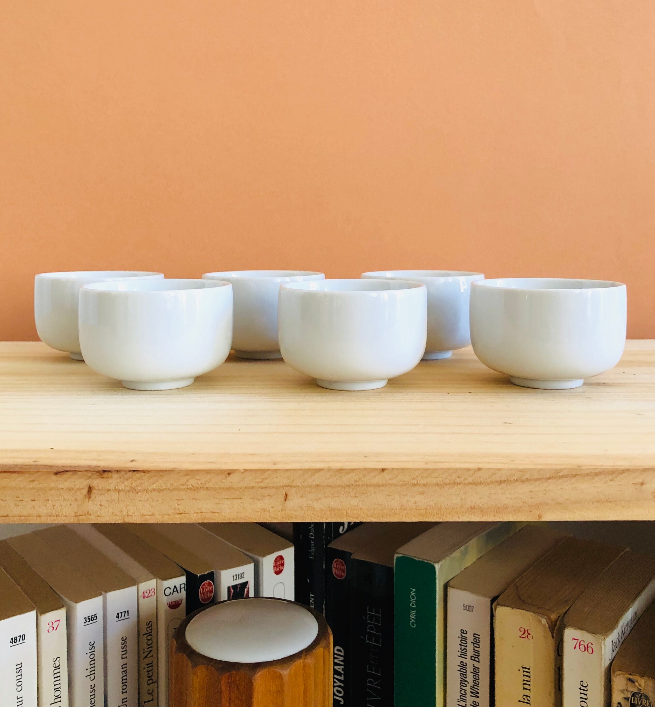 Set of 6 Japanese tea cups