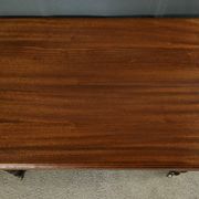 Rolling coffee table in solid mahogany, Louis-Philippe style – Late 19th century