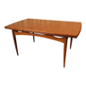 Table a rallonges scandinave en teck