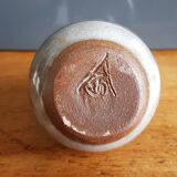 Vase in Poncé sandstone signed