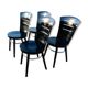 Lot 4 chaise baumann vintage