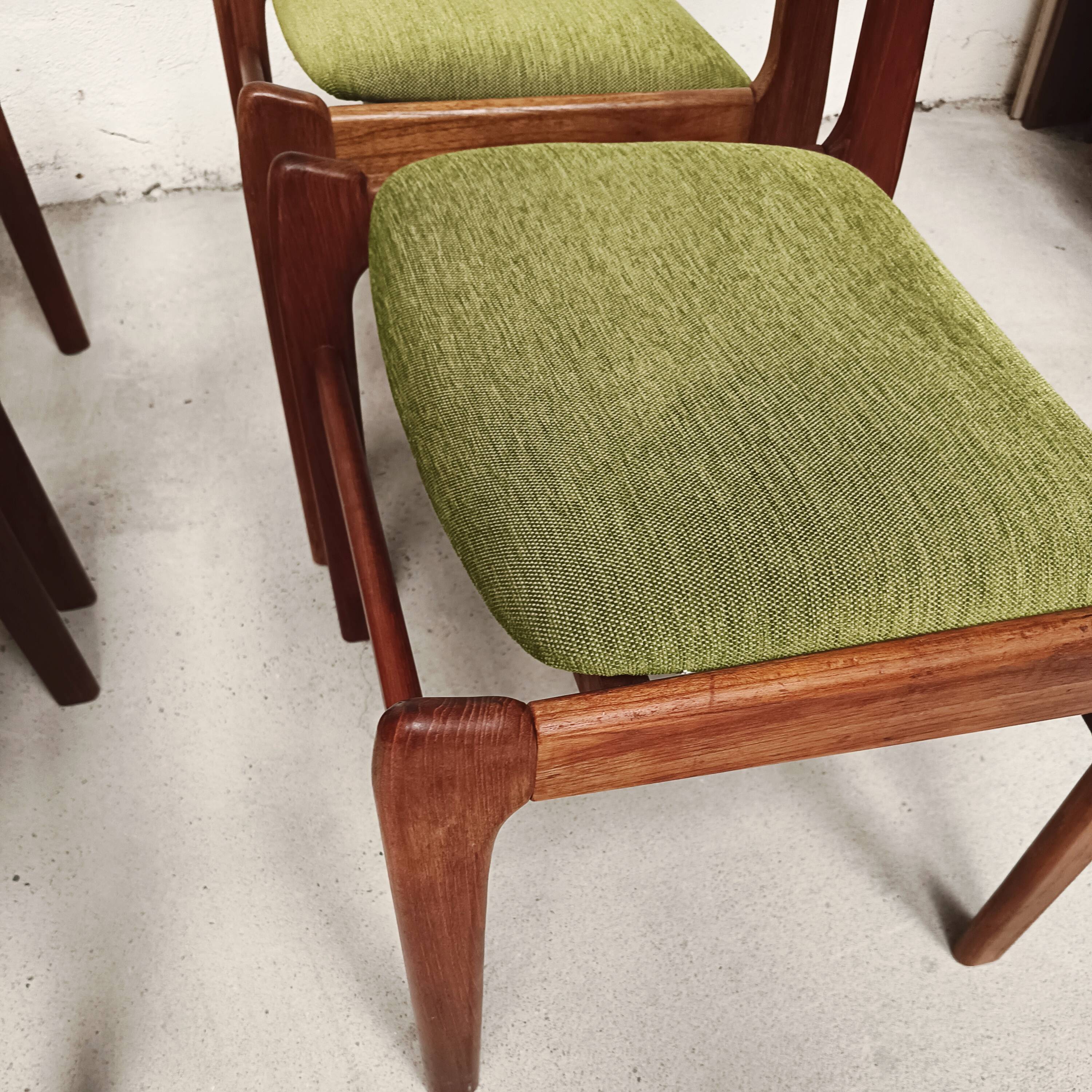 4 chaises scandinaves, 1960