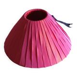 Pink moiré lampshade