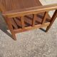 Scandinavian style oak bench in the 60s