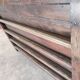 Wall dresser shelf for rustic wooden collection plates (fir and oak)