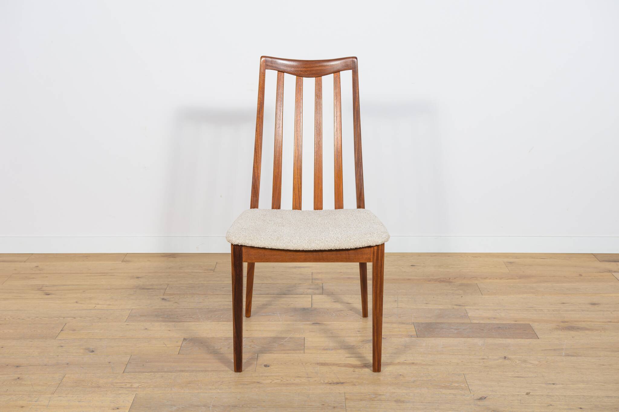 Mid-Century Teak and Fabric Dining Chairs by Leslie Dandy for G-Plan, Unite