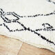 Moroccan carpet white 266x157cm