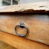 Old farm with 3 drawers table