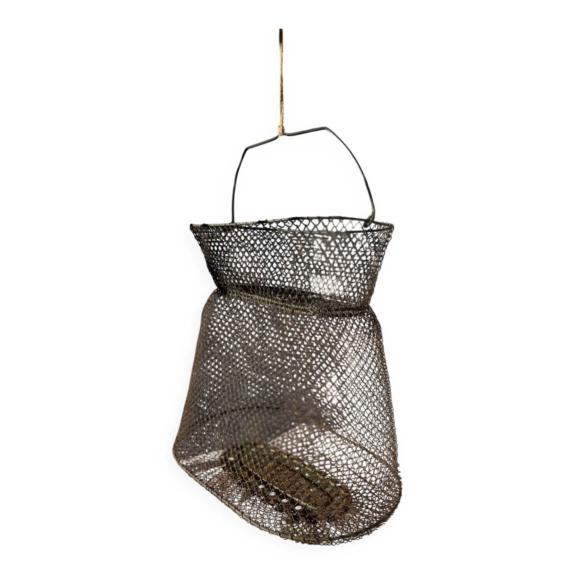 French wire fishing basket