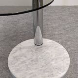 Space age side table or end table, France circa 1970.