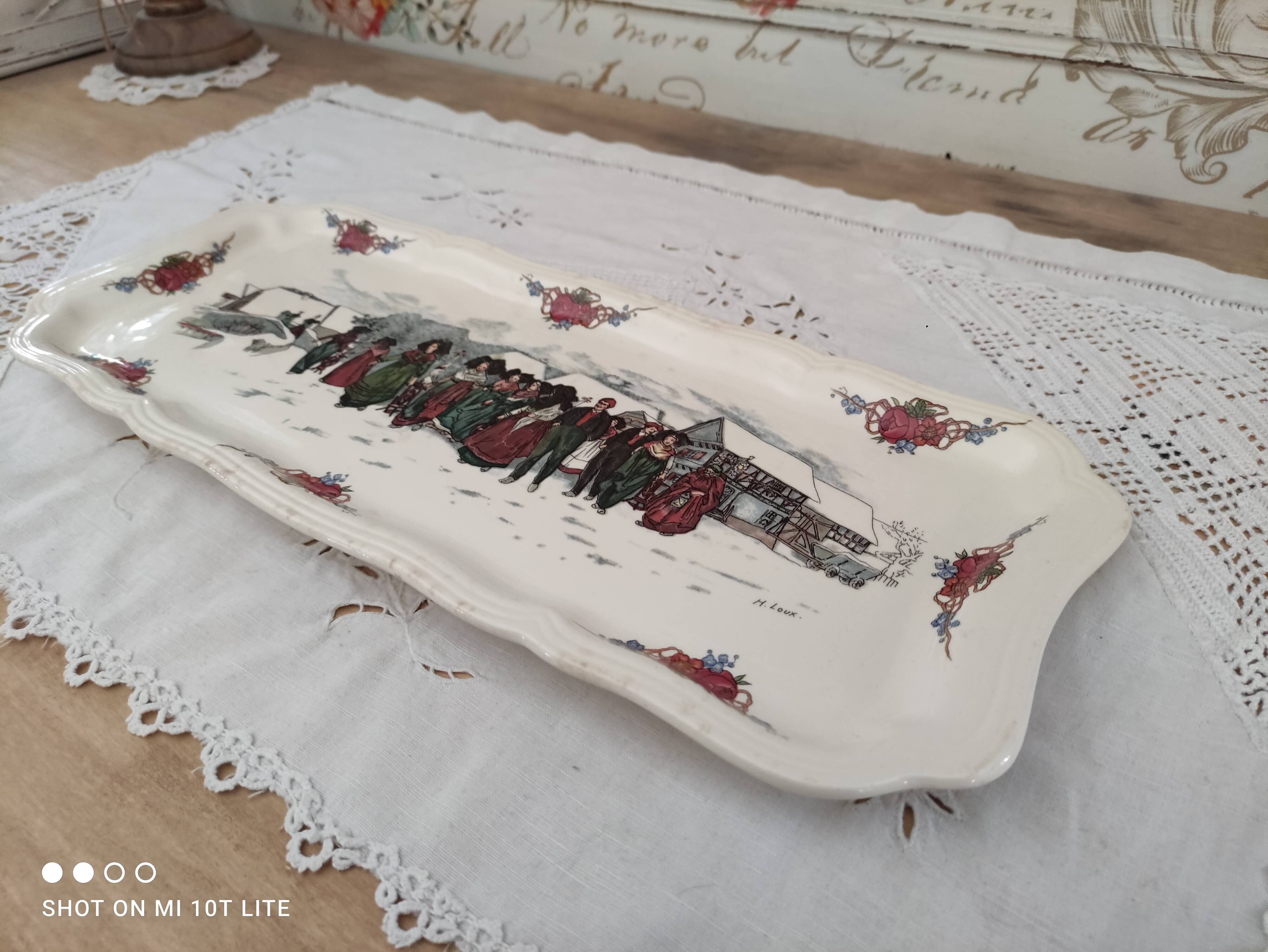 Cake dish Sarreguemines model Obernai