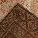 4x8 Brown Cream Geometric Vintage Rug, 112x241Cm