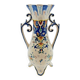 Small vase with floral decoration from Rouen
