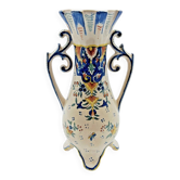 Small vase with floral decoration from Rouen