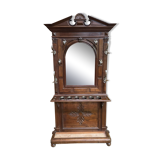 Walnut wardrobe Napoleon III style