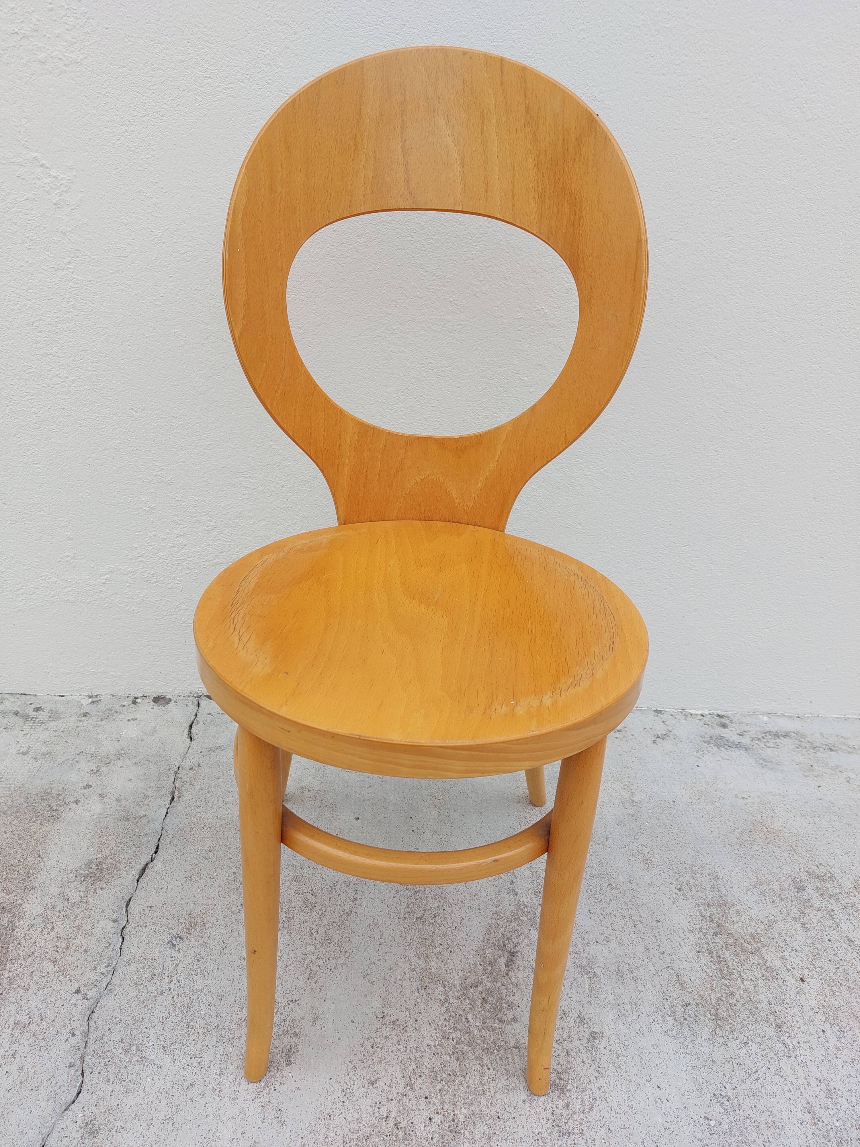 Bistro chair signed Baumann seagull model