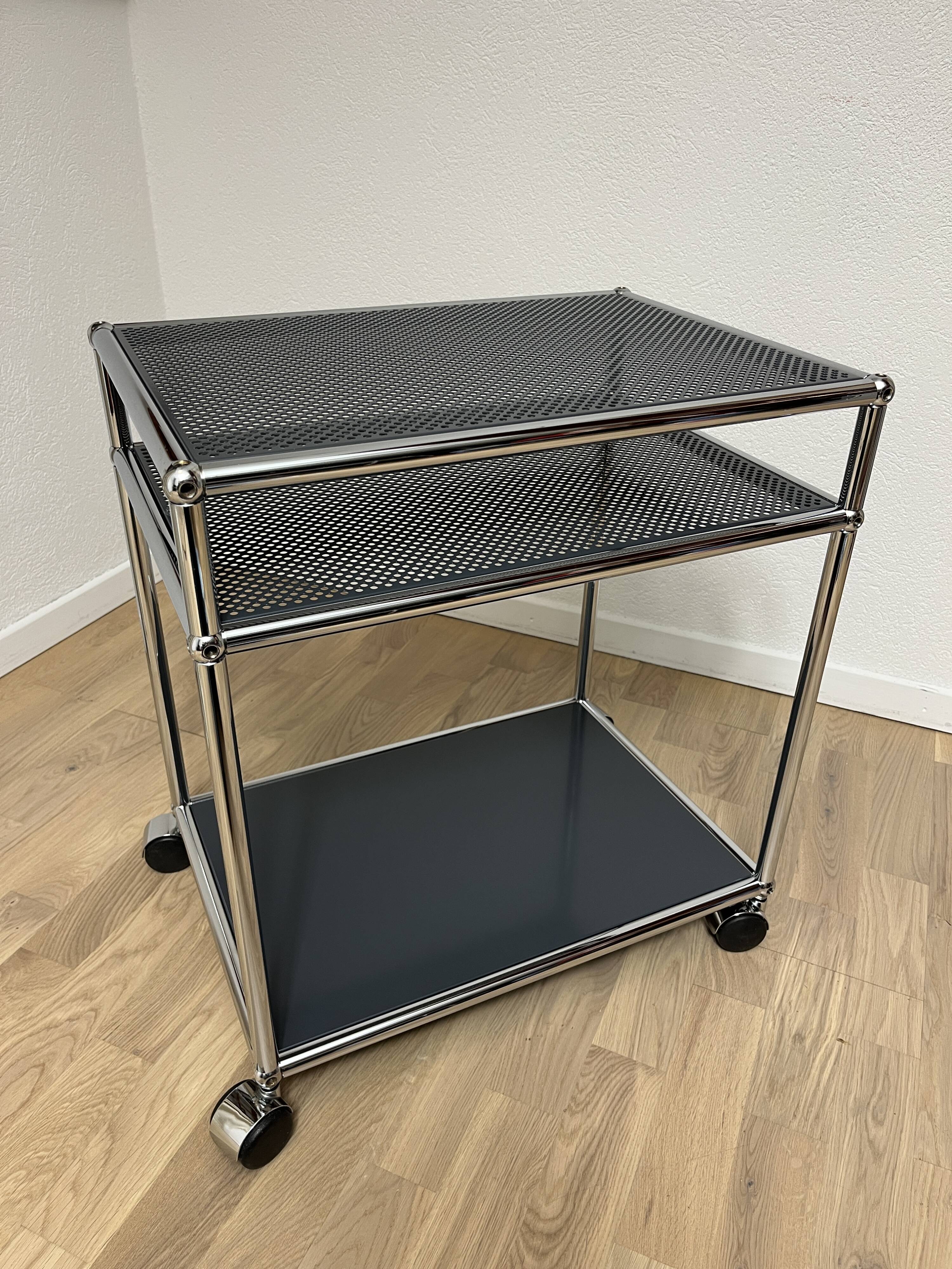 USM Haller side table in Anthracite Grey