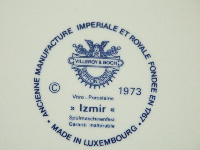 Porcelain tray Izmir Villeroy & Boch vintage 1973