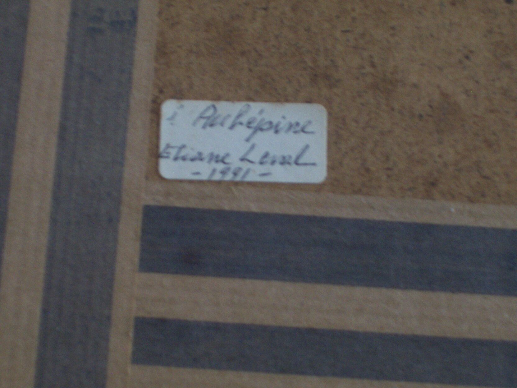 Painting by E. Leval