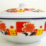 Small metal enamelled casserole China
