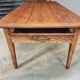 Antique dining table, rural oak table 90 x 200 cm
