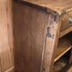 Old pharmacy cabinet from the 1950s width 263 cm