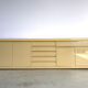 Vintage lacquered credenza, 1980s
