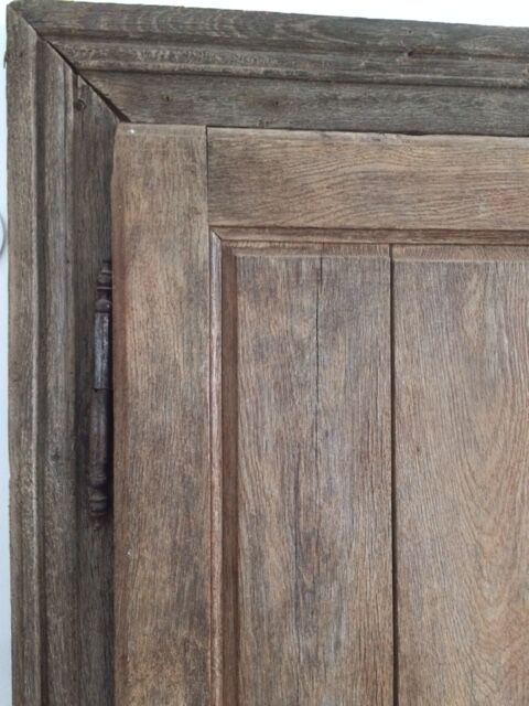 Antique door in solid oak