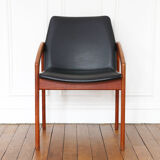 Fauteuil par Henning Kjærnulf pour Korup Stolefabrik
