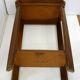 Small wooden Art Deco side table.