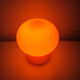 Lampe vintage Space Age opaline orange