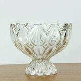 Bol en verre pressé unique, collection Tulip Hermanowa Hut, 1957