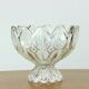 Bol en verre pressé unique, collection Tulip Hermanowa Hut, 1957