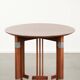 Table d'appoint ronde au design Art Déco