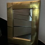 Brass mirror, 41x30 cm