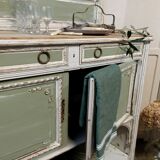 Patinated buffet service