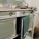 Patinated buffet service
