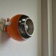 Vintage Space Age wall light orange/chrome ball