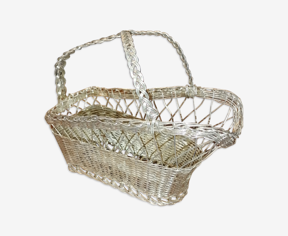 Panier à bouteille de table vintage