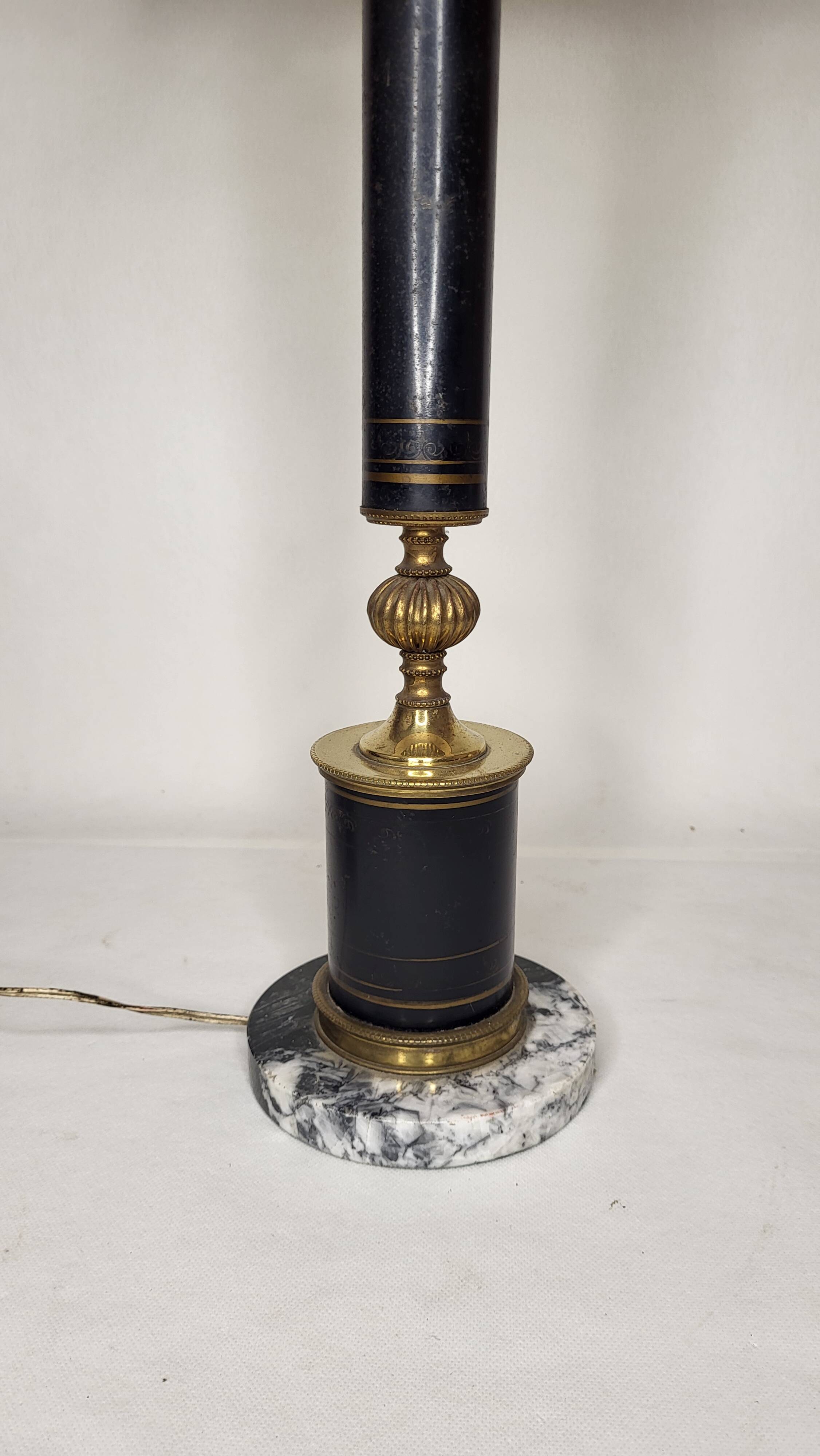 Lampe colonne de style Carcel, Empire