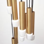 Lampe cascade des années 1970 en laiton