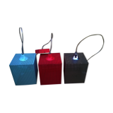 Series of three Japanese hanging lamps