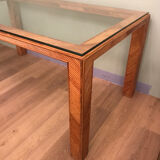 Rattan table