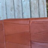 Pouf leather chest