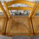 6 Regain House chairs - Elm and straw - 1980 - Vintage - Brutalist