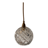 Cut crystal pendant light