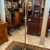 Floor lamp with adjustable height in bronze XIXth style Restoration feet claws